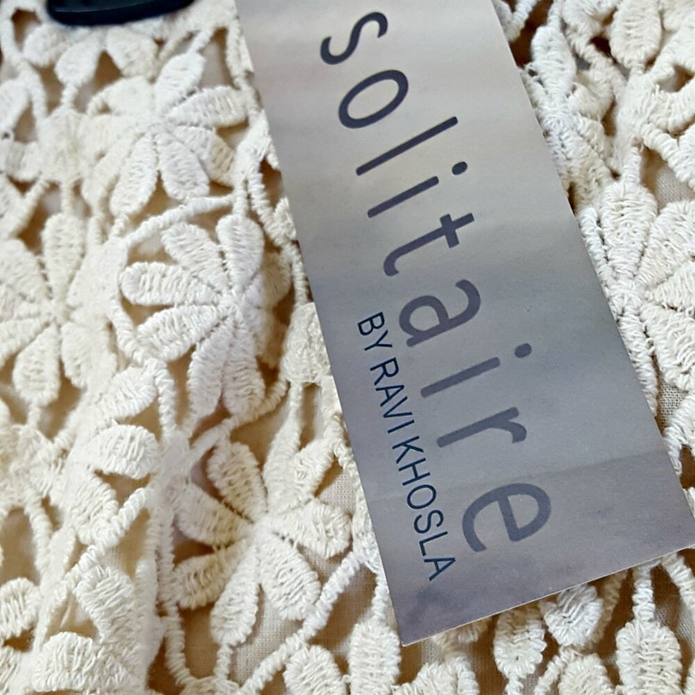NEW! BOHO Crochet LACE SKIRT By SOLITAIRE - Picture 3 of 4
